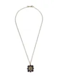 CHANEL Pre-Owned 2008 flower chain necklace - Gold
