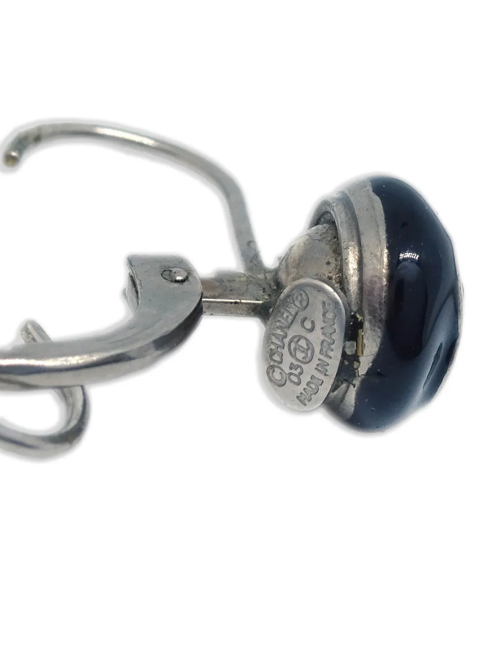 CHANEL Pre-Owned 2003 Button earrings | Silver | Image 1