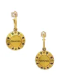 CHANEL Pre-Owned 1999 Dangle Button Earrings - Gold
