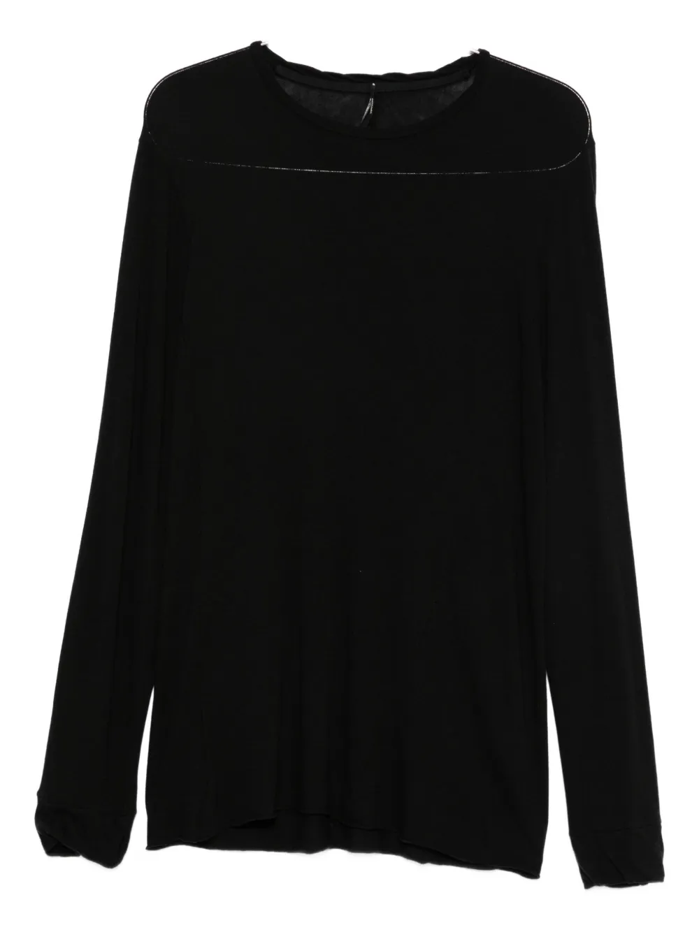 Masnada Long Sleeve T-shirt In Black
