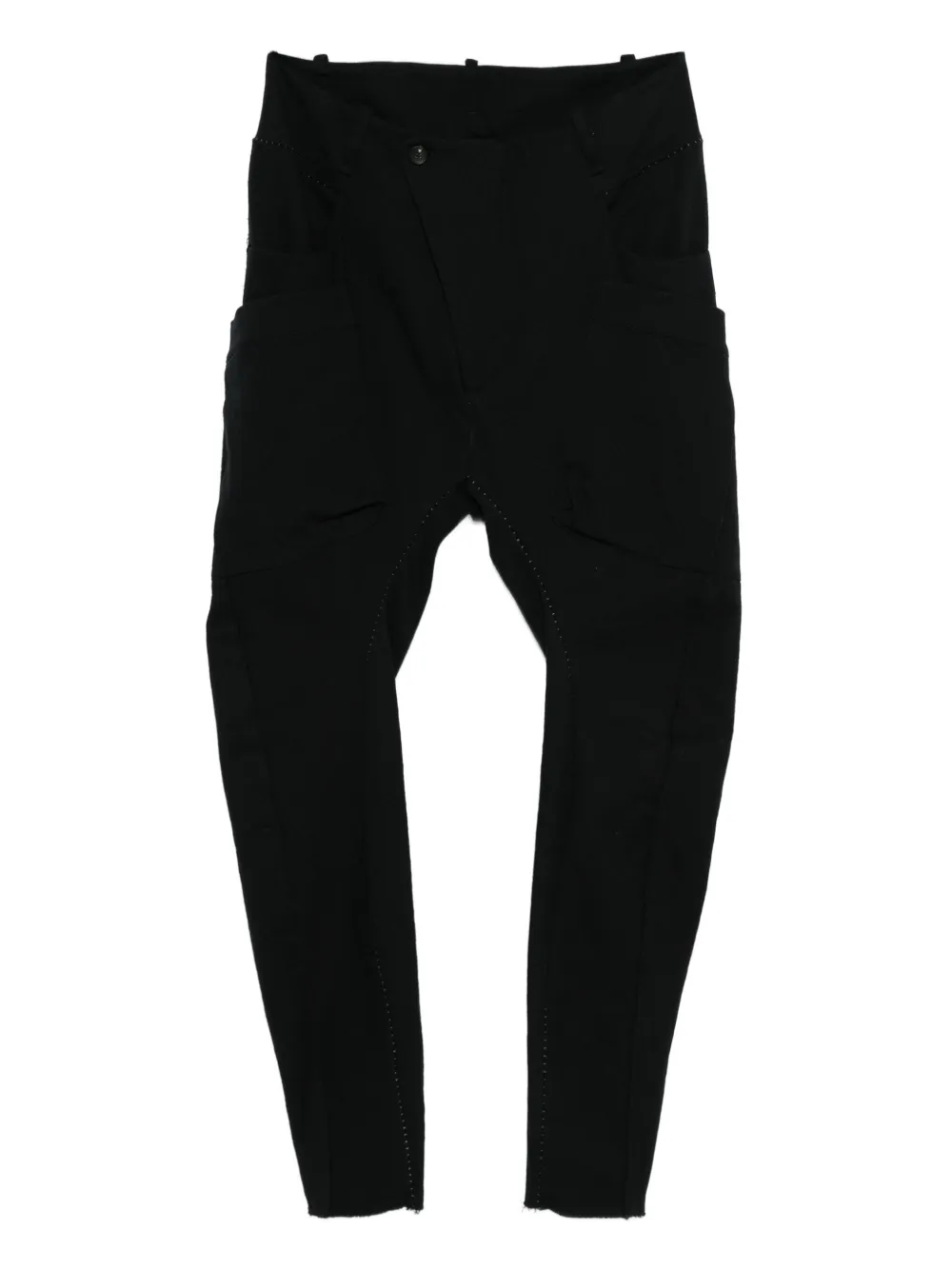 Masnada drop-crotch trousers | Black | Image 1