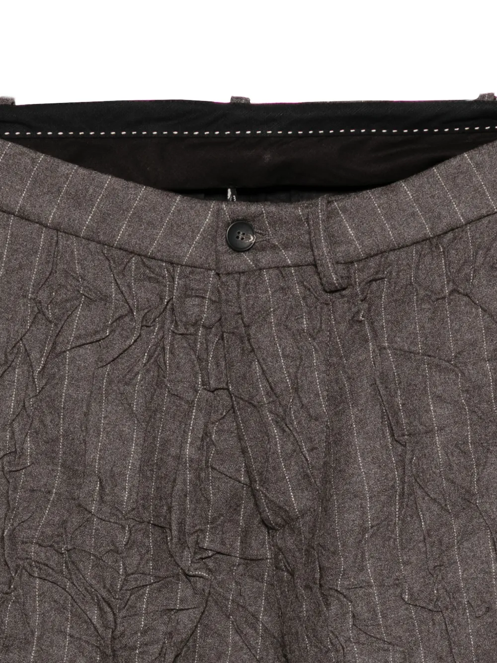 Masnada Gestreepte broek Grijs