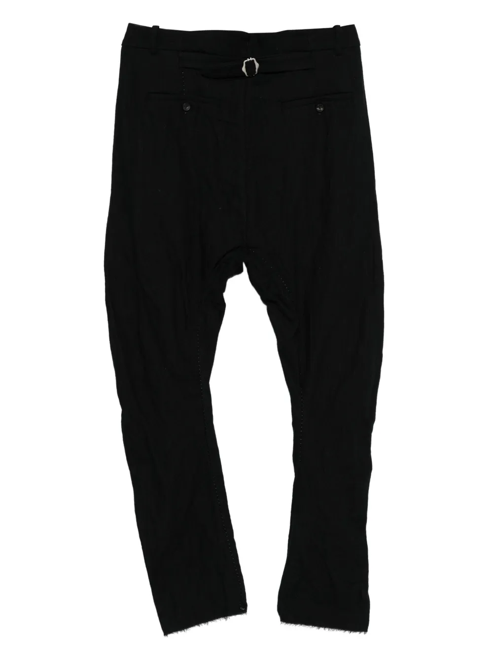 Masnada drop-crotch trousers - Zwart