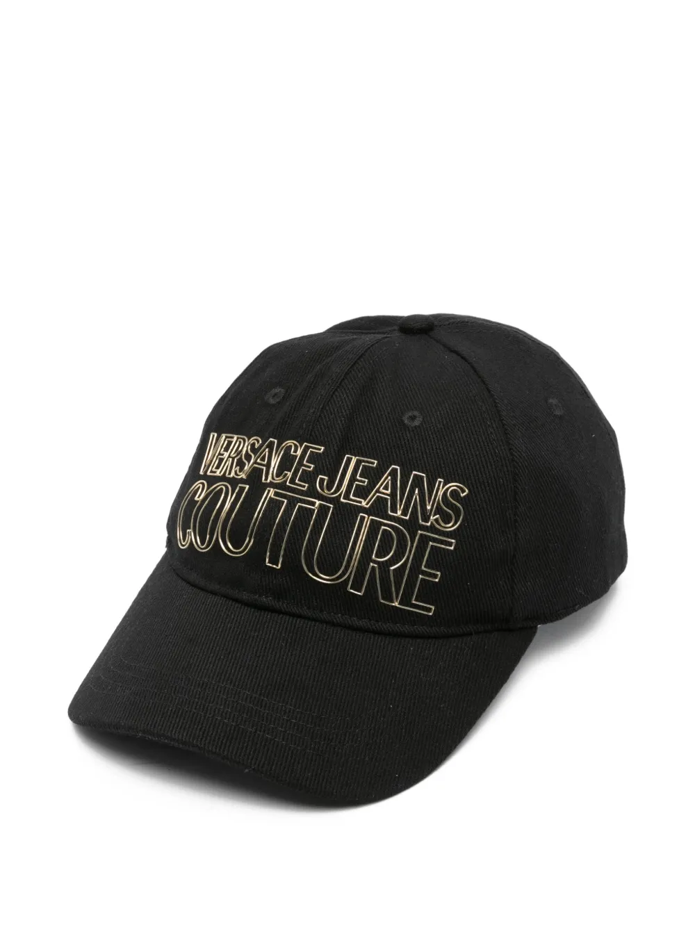 Versace Jeans Couture Honkbalpet met logoprint Zwart