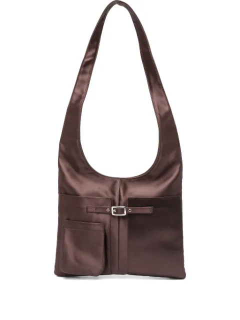Gimaguas Blanca satin shoulder bag