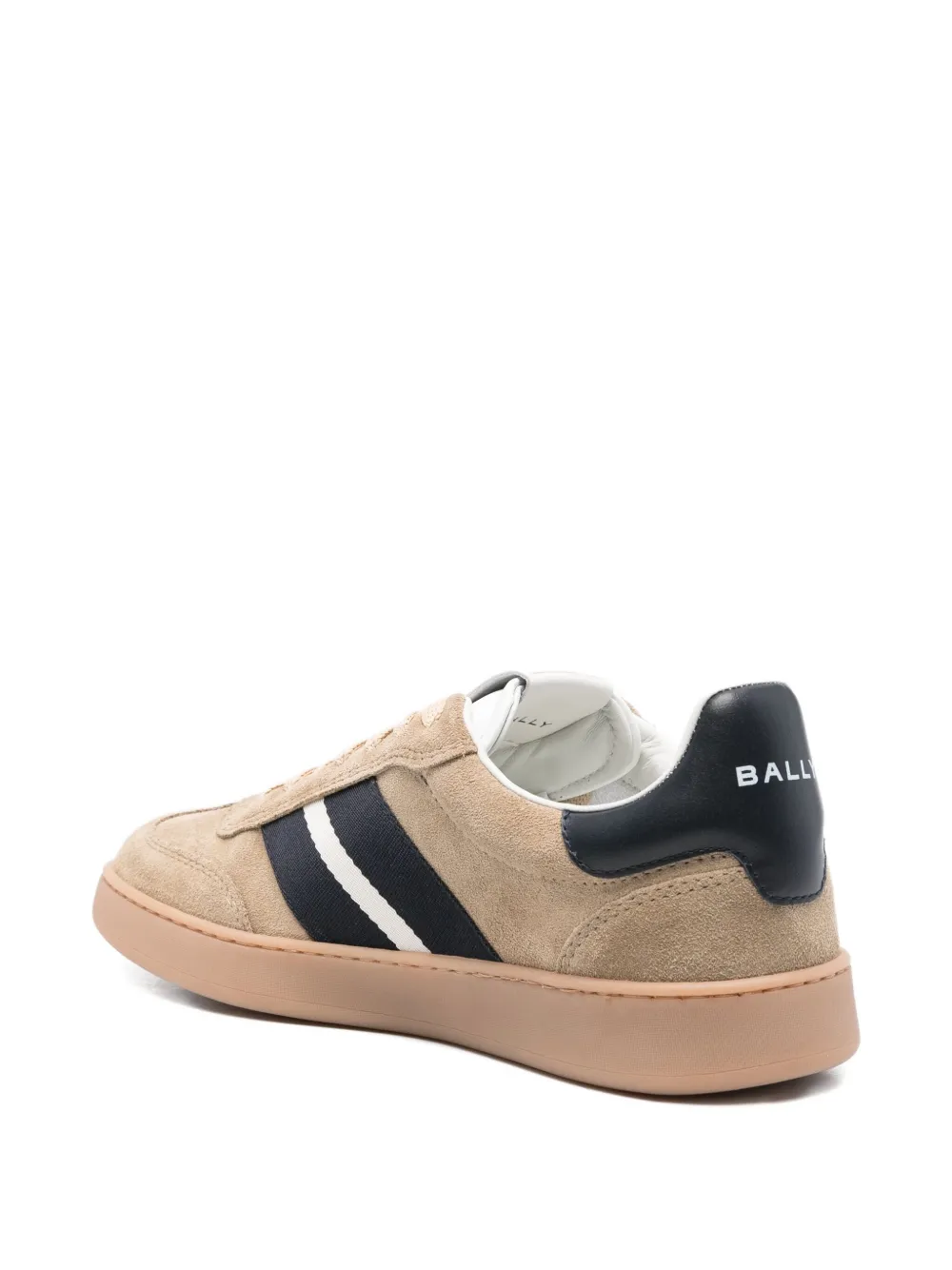 Bally Retro Crest suede low-top sneakers Brown