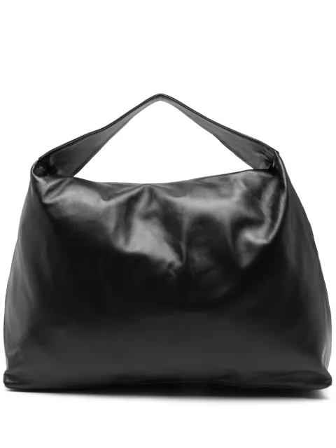 Gimaguas leather external-pocket shoulder bag