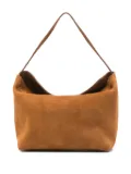 Christopher Esber suede top-handle tote bag - Brown