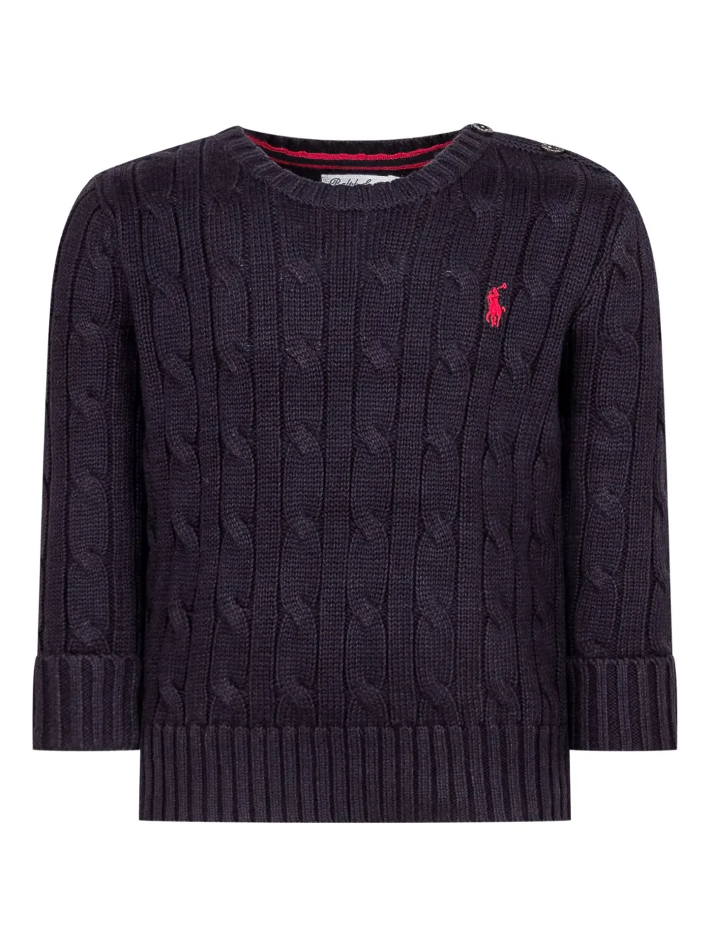 POLO RALPH LAUREN KIDS Maglione con ricamo - Nero