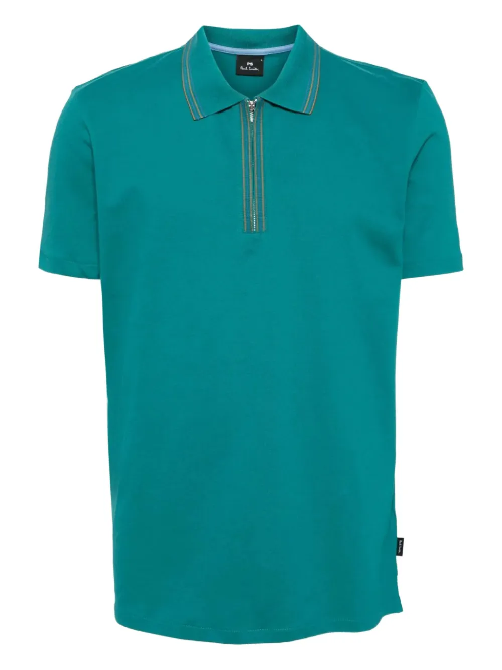 PS Paul Smith zip-detail polo shirt - ブルー PS Paul Smith zip-detail polo shirt - ブルー