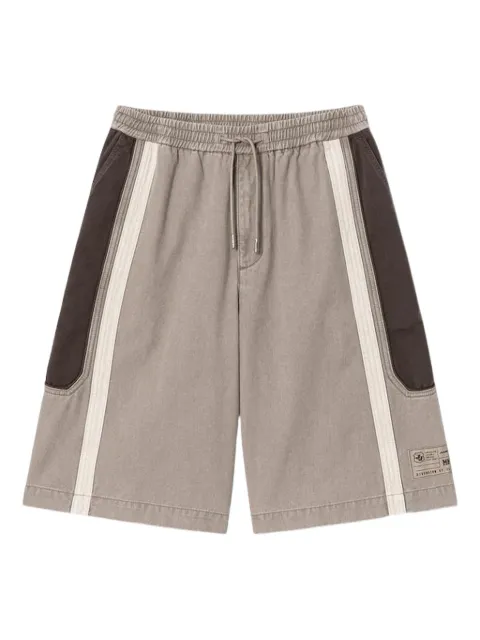 Juun.J stripe-detail drawstring shorts