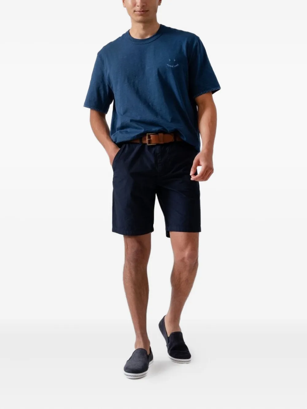 PS Paul Smith Katoenen shorts - Blauw
