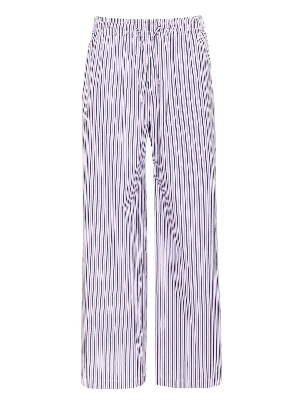 Palm Angels striped drawstring trousers | Purple | Image 1