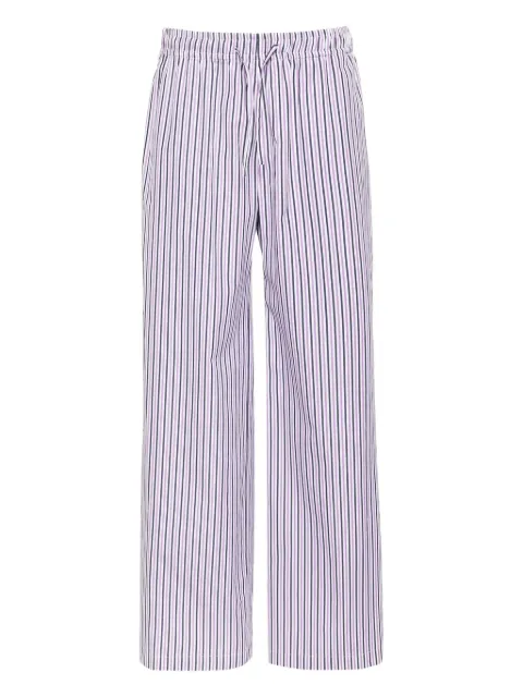 Palm Angels striped drawstring trousers