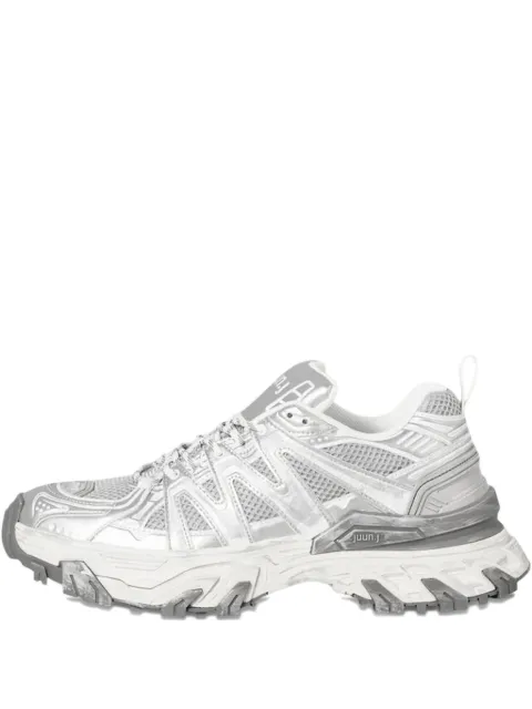 Juun.J panelled lace-up sneakers