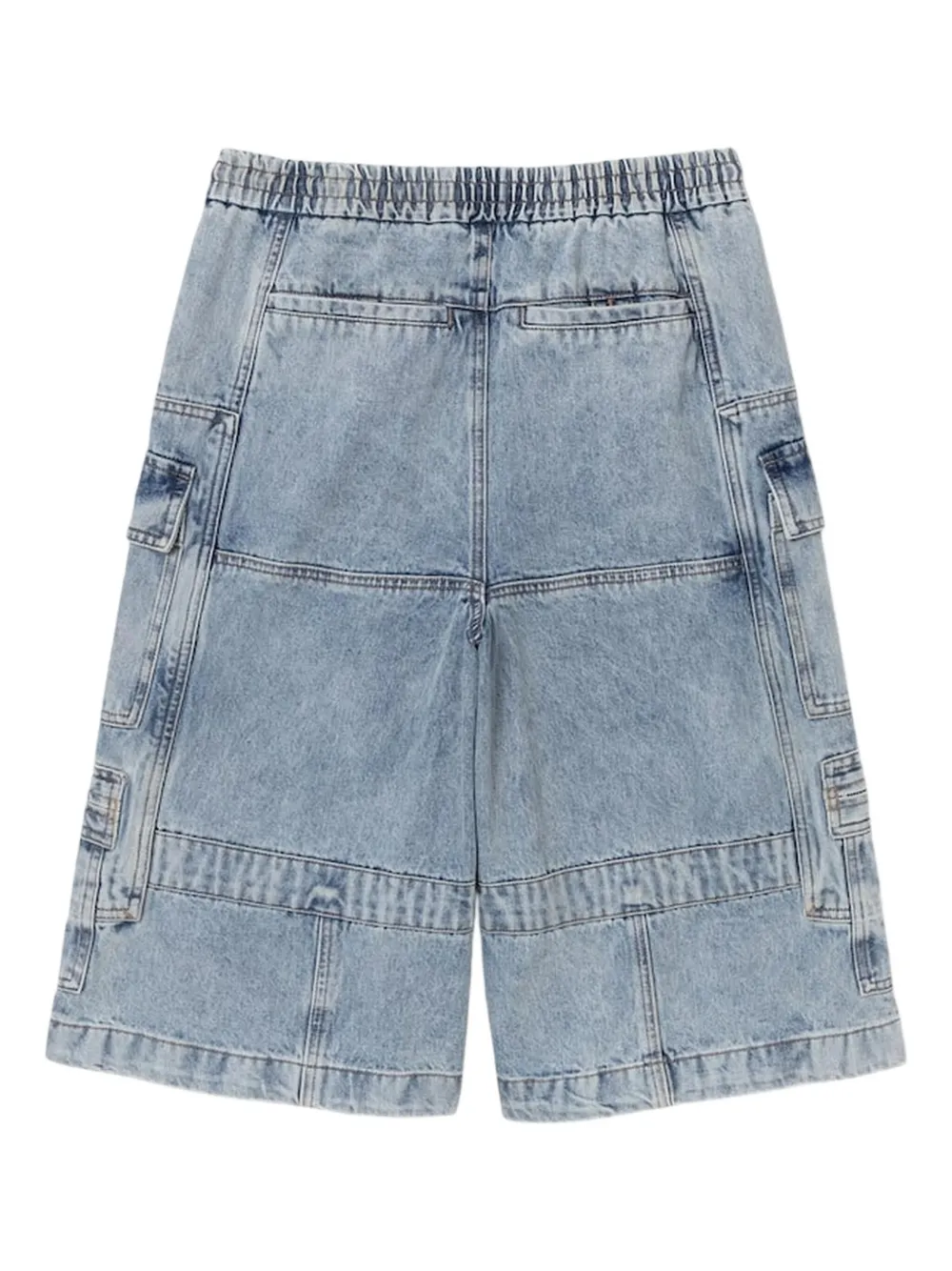 Juun.J drawstring denim cargo shorts | Cargo Shorts | Image 2