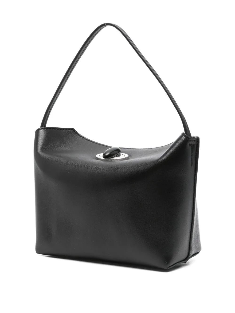 Christopher Esber Top-handle Clasp Mini Bag In Black