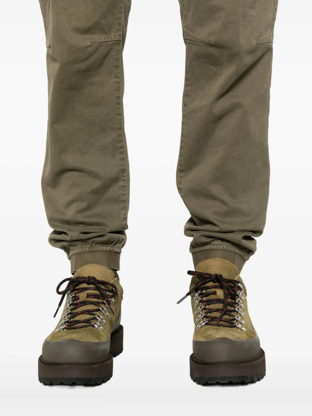 Stone Island cargo pocket elasticated trousers Groen