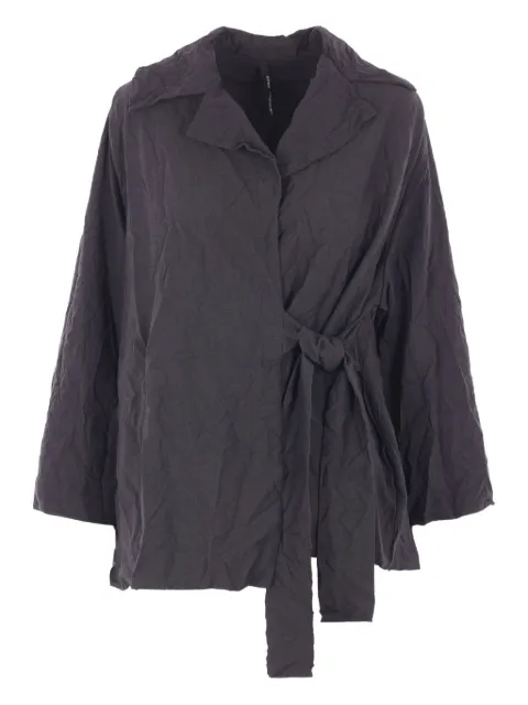 Maria Calderara ruffled tie-fastening jacket