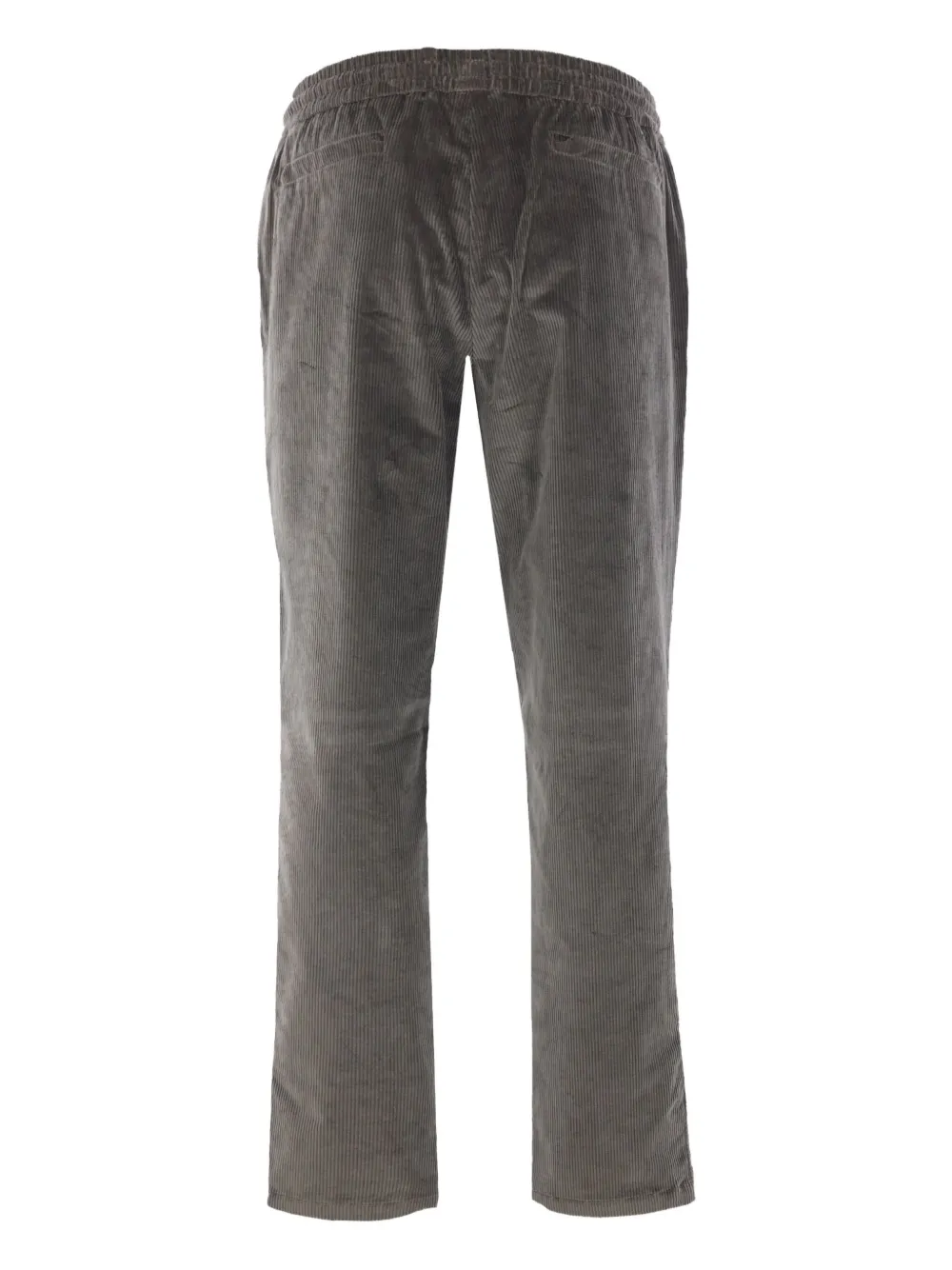 Sease Ribfluwelen broek met elastische tailleband - Groen