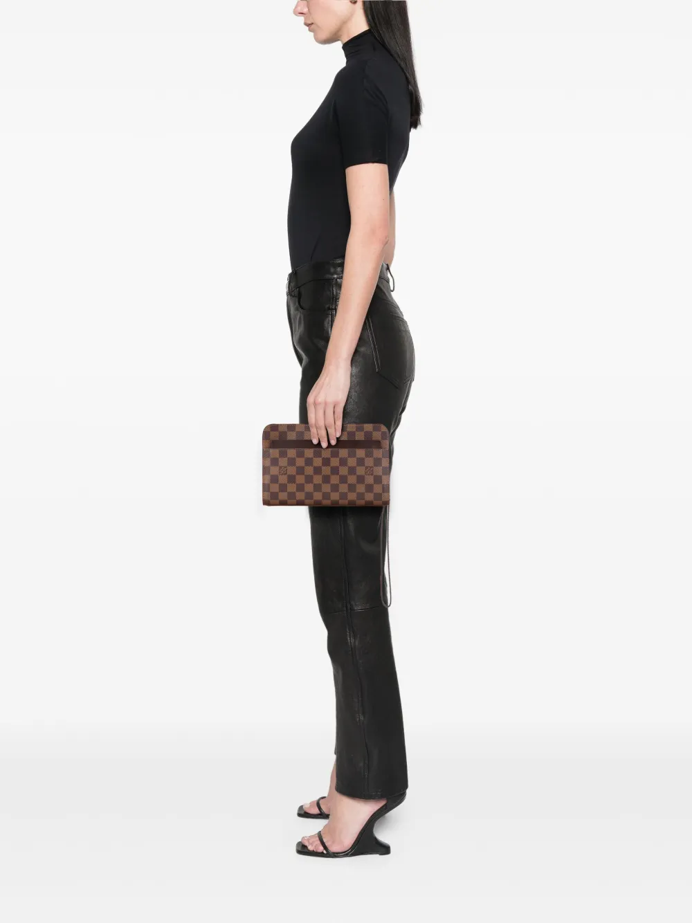 Louis Vuitton Pre-Owned 2003 Damier Ebene Saint Louis Pochette clutch bag | Pre-Owned | Image 2