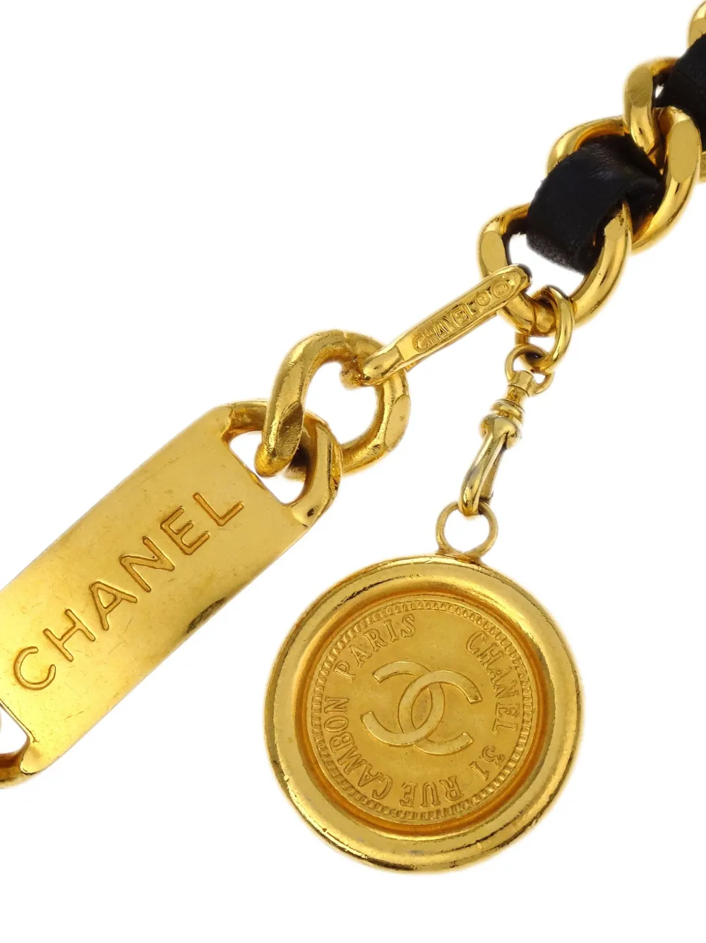 CHANEL Pre-Owned 1990-2000s chain medallion belt | Image 2
