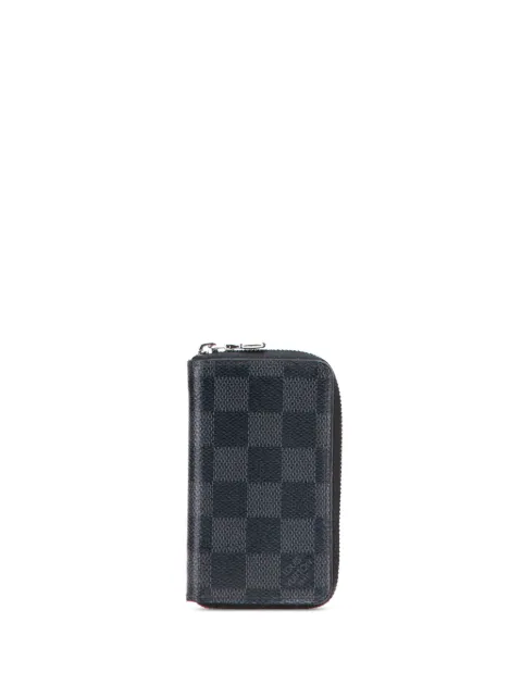 Louis Vuitton Pre-Owned 2019 Damier Graphite Vertical Zippy Purse coin pouch