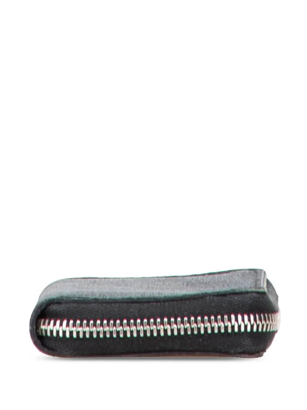 Pre-owned Louis Vuitton 2019 Damier Graphite Vertical Zippy Purse Coin Pouch In Black