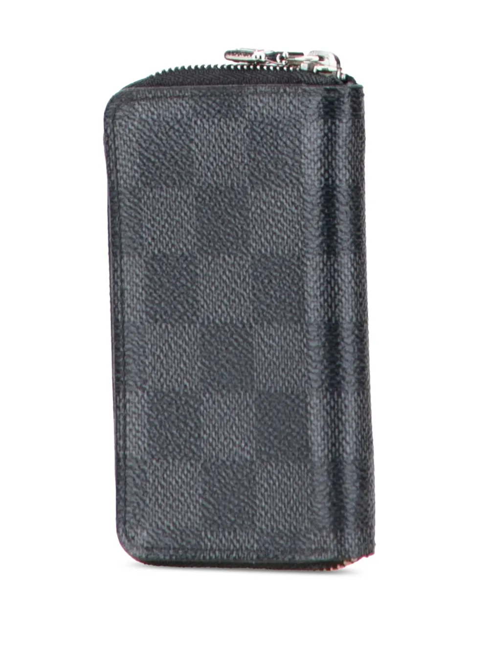 Louis Vuitton Pre-Owned 2019 Damier Graphite Vertical Zippy Purse coin pouch | Women | Image 2