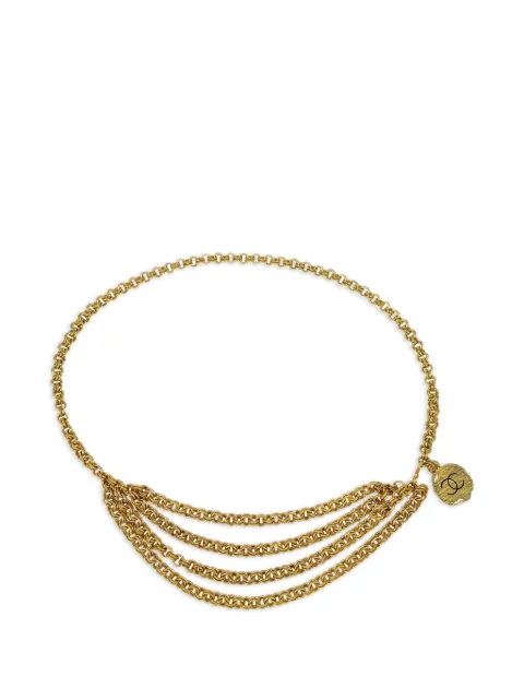 CHANEL Pre-Owned 1994 chain medallion belt