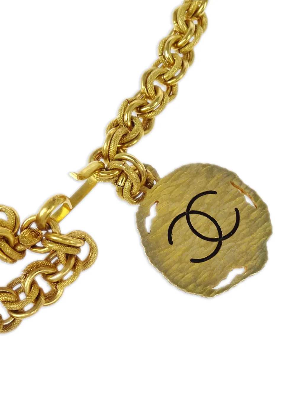 CHANEL Pre-Owned 1994 chain medallion belt | Image 2