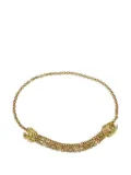 CHANEL Pre-Owned 1990-2000s quilted CC chain belt - Gold