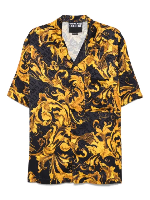 Versace Jeans Couture barocco-print short-sleeves shirt