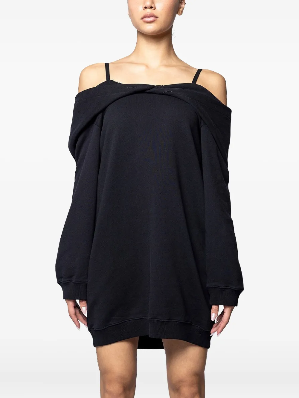 Maison Margiela off-shoulder mini dress | Black | Image 1