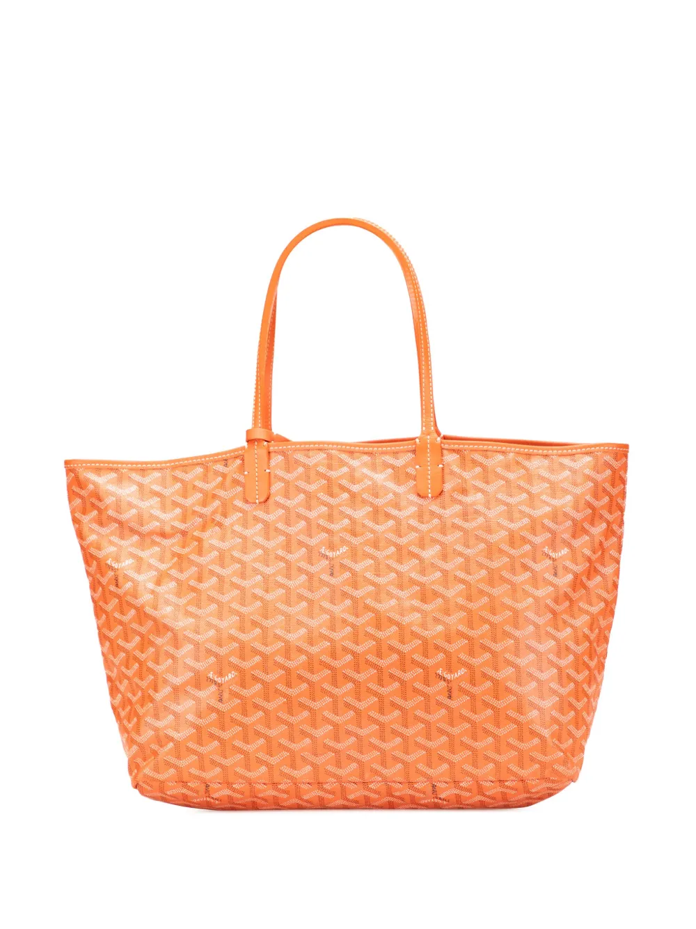 Goyard Pre-Owned 2011 Goyardine Saint Louis PM tote bag - オレンジ Goyard Pre-Owned 2011 Goyardine Saint Louis PM tote bag - オレンジ