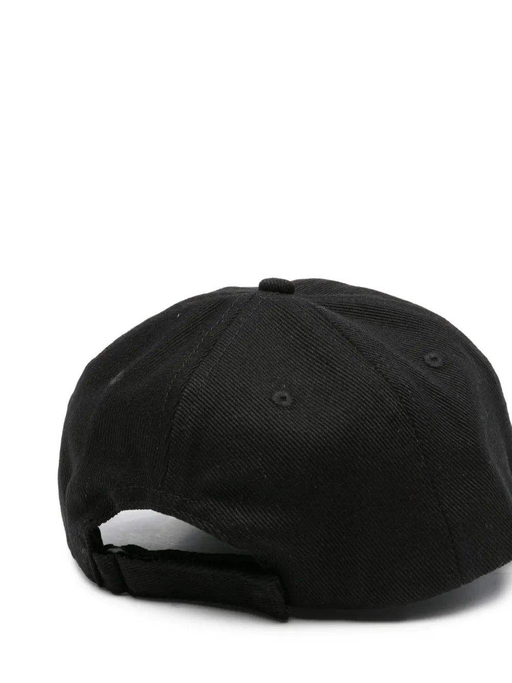 Versace Jeans Couture embroidered logo cap - Zwart
