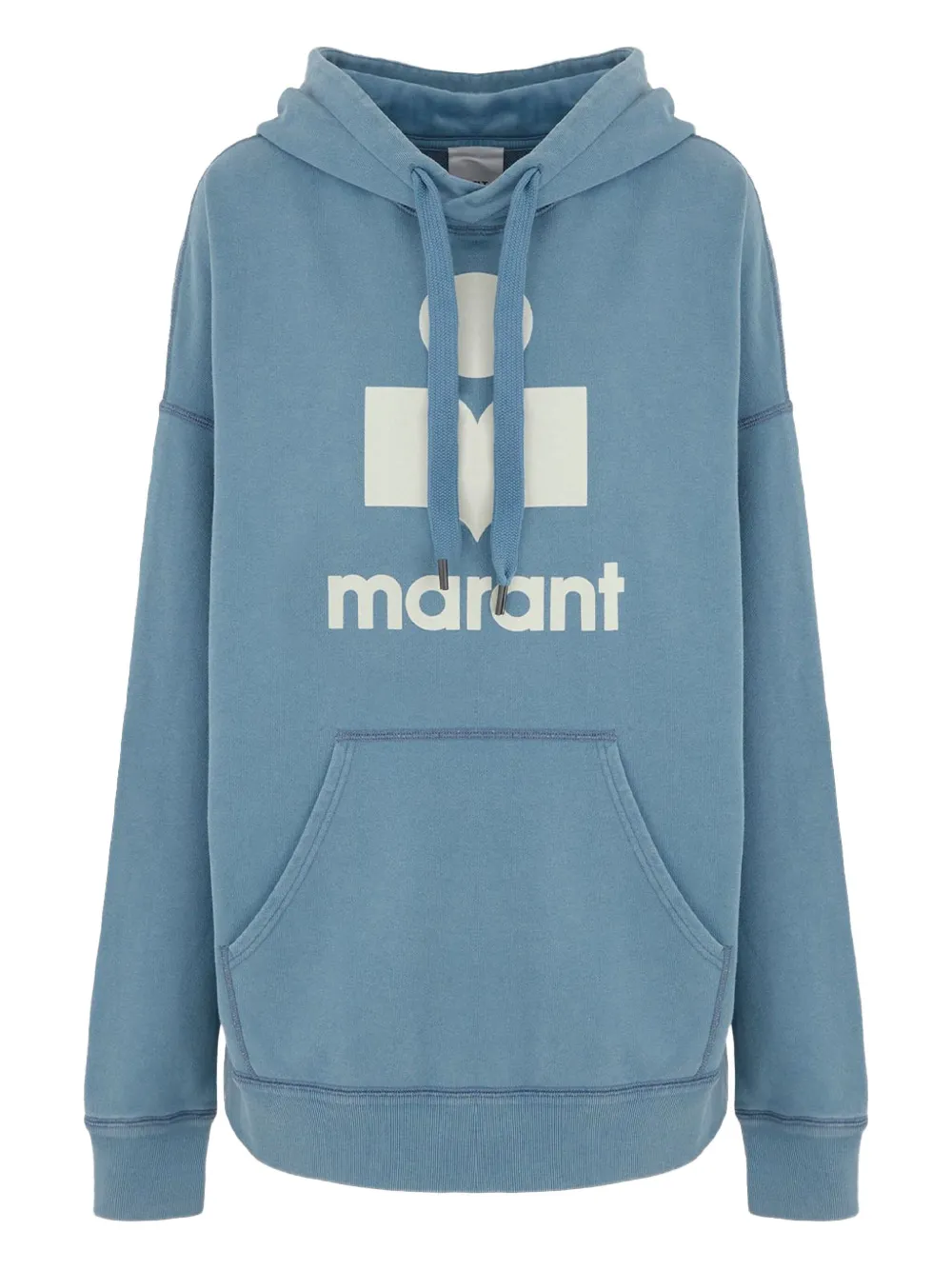 ISABEL MARANT logo-print hoodie Blauw