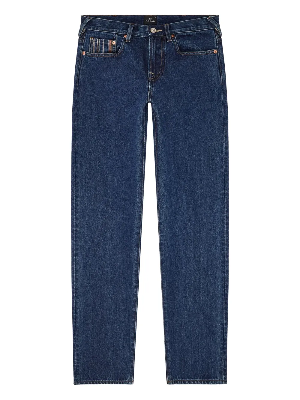 PS Paul Smith stripe-detail jeans - ブルー PS Paul Smith stripe-detail jeans - ブルー