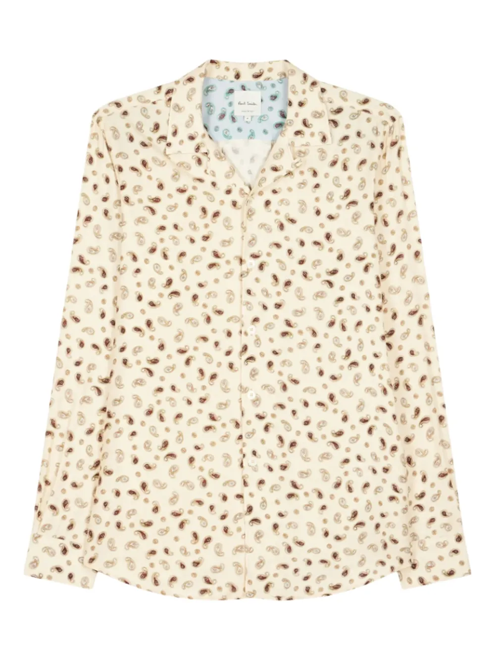 Paul Smith paisley-print shirt - イエロー Paul Smith paisley-print shirt - イエロー