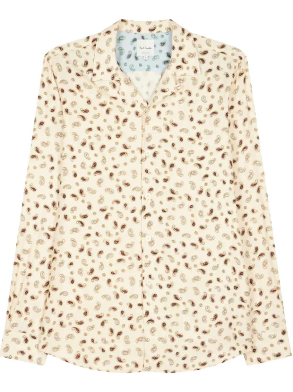 Paul Smith paisley-print shirt - Geel