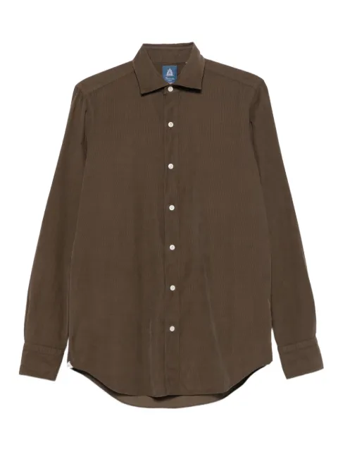 Finamore 1925 Napoli corduroy long-sleeve shirt