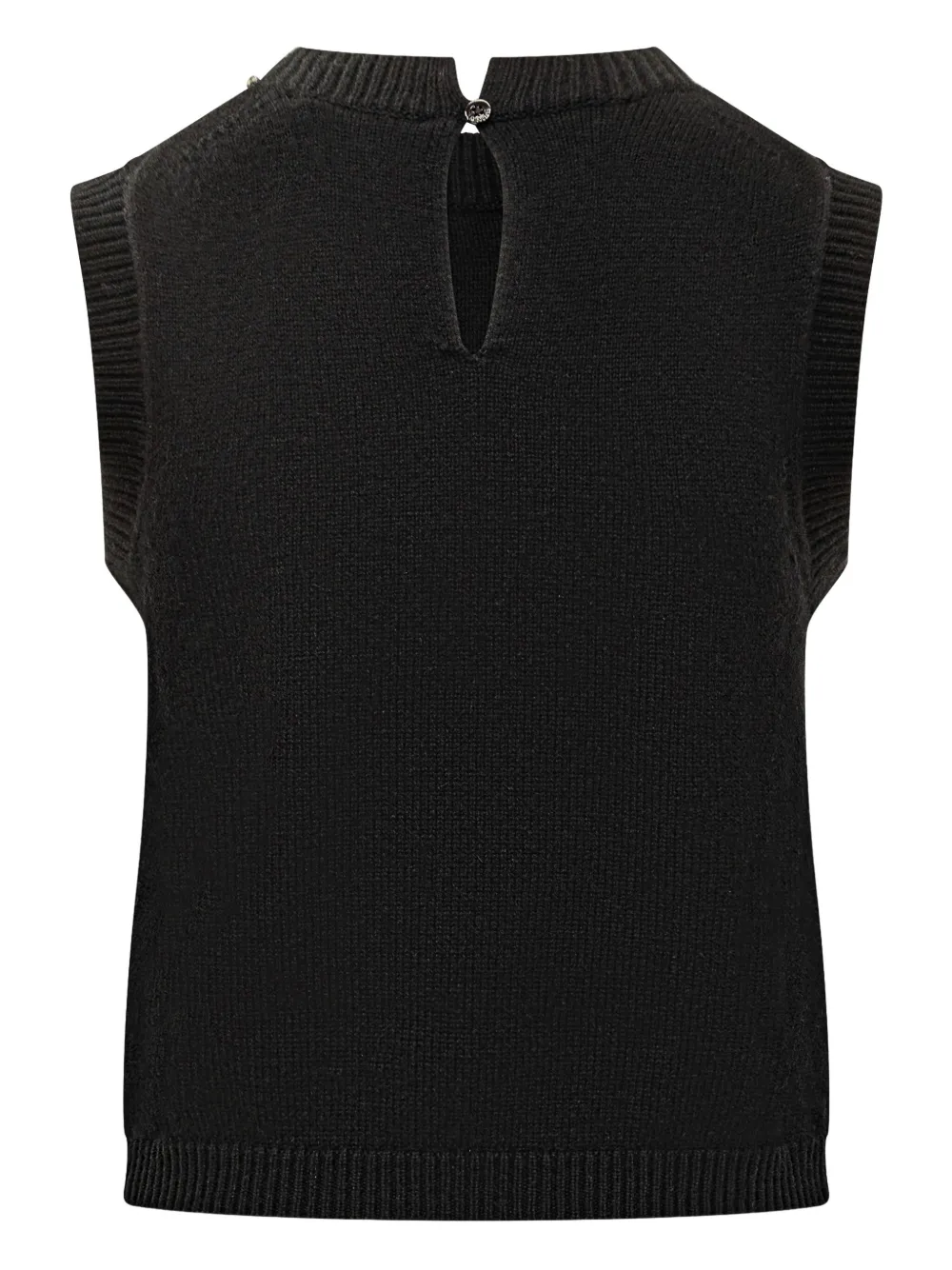 Semicouture Top verfraaid met kristallen Zwart