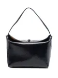 Christopher Esber Turnlock patent-leather mini tote bag - Blue