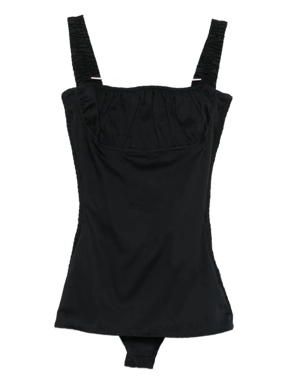 Gimaguas square-neck bodysuit - Nero
