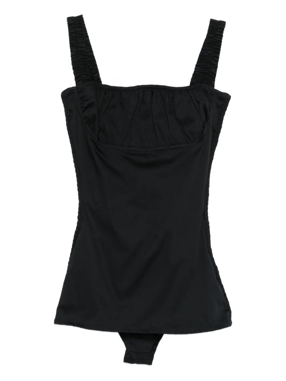 Gimaguas square-neck bodysuit Zwart