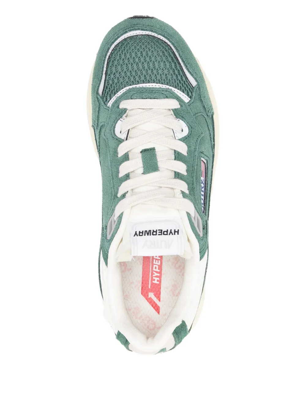 Autry Hyperway Suede Sneakers In Green