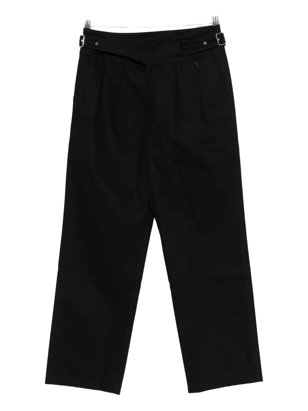 Gimaguas belted pleated trousers Zwart