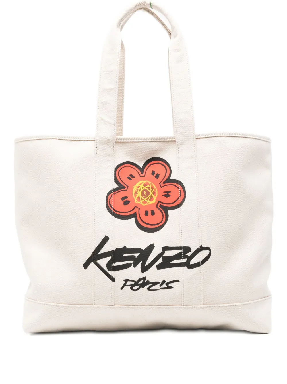 Kenzo X Futura 2000 Utility Boke Flower-print Tote Bag In Neutral