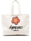 Kenzo x Futura 2000 Kenzo Utility Boke flower-print tote bag - Neutrals