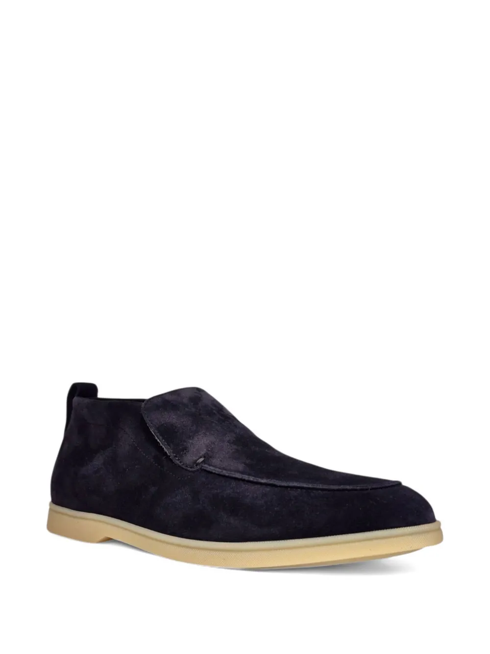 Henderson Baracco suede slip-on boots Blue